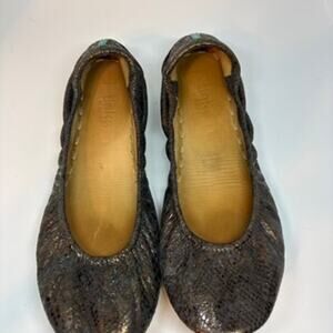 Tieks ballet flats ember brown women's 9